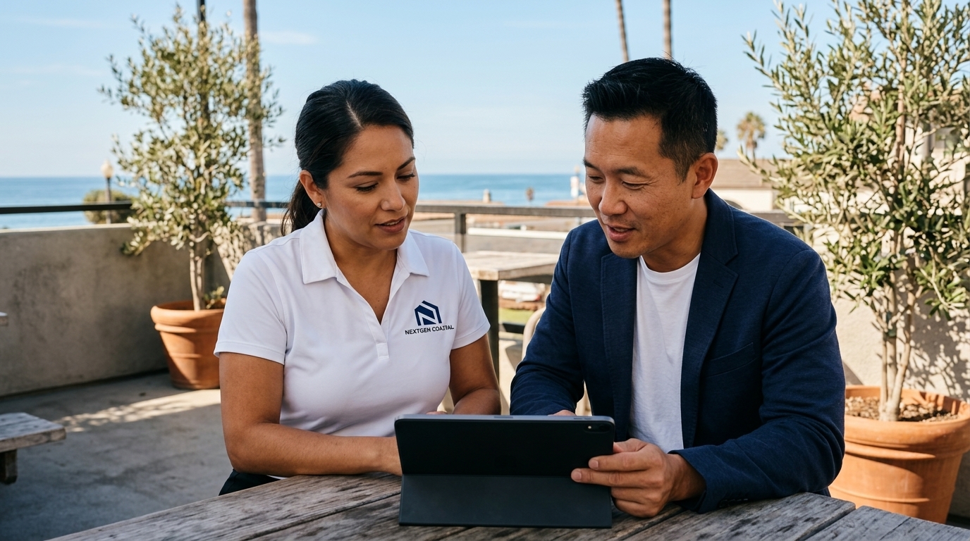 years. $ AUM. Your client is in good hands. commission referral program agent by NextGen Coastal