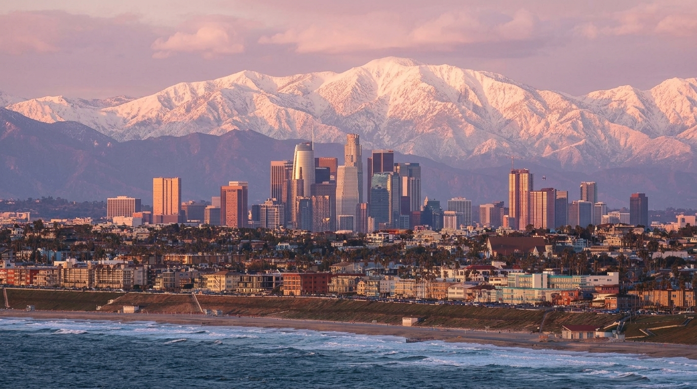 Los Angeles County South Bay coastline aerial, Los Angeles property management by NextGen Coastal