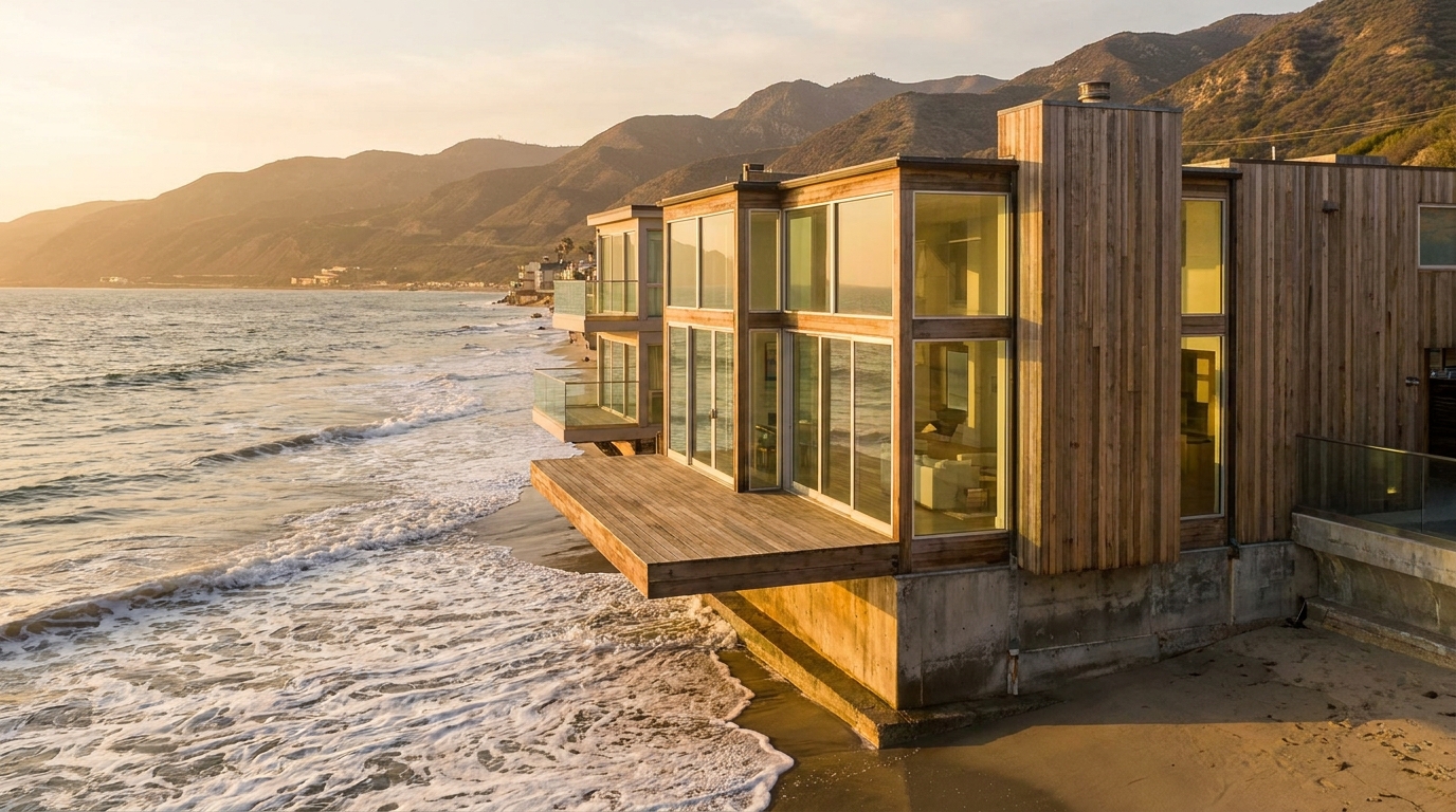 A coastal California property representative of the Los Angeles County market
