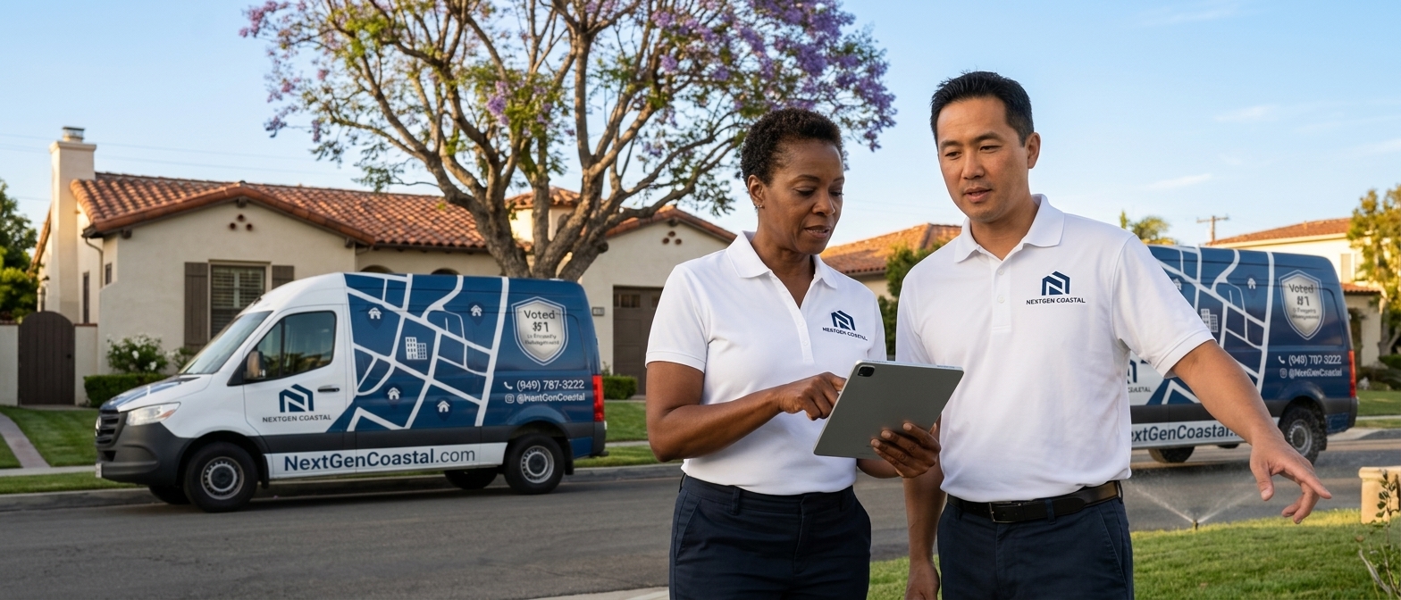 Redondo Beach property management by NextGen Coastal, rental property managers on the job
