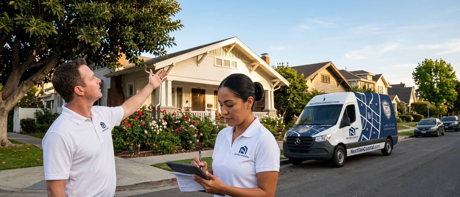 Santa Monica property management by NextGen Coastal, rental property managers on the job