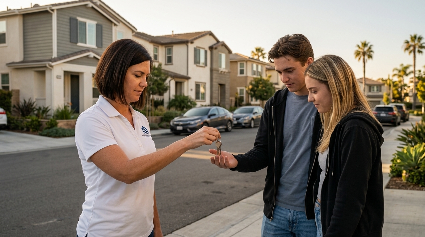 Pacific Park neighborhood in Aliso Viejo, California, Residential area with a mix of condos and townhomes