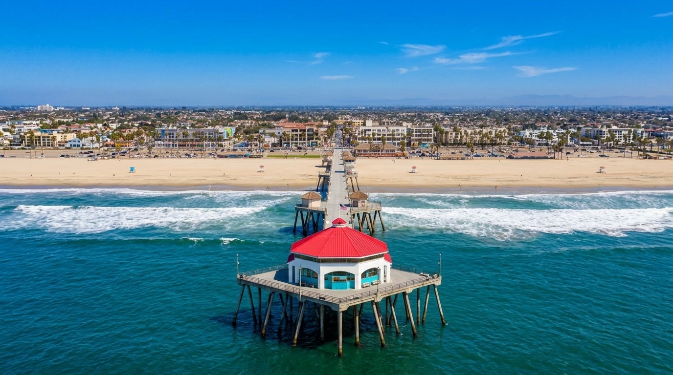 Huntington Beach, California rental market, coastal property scene