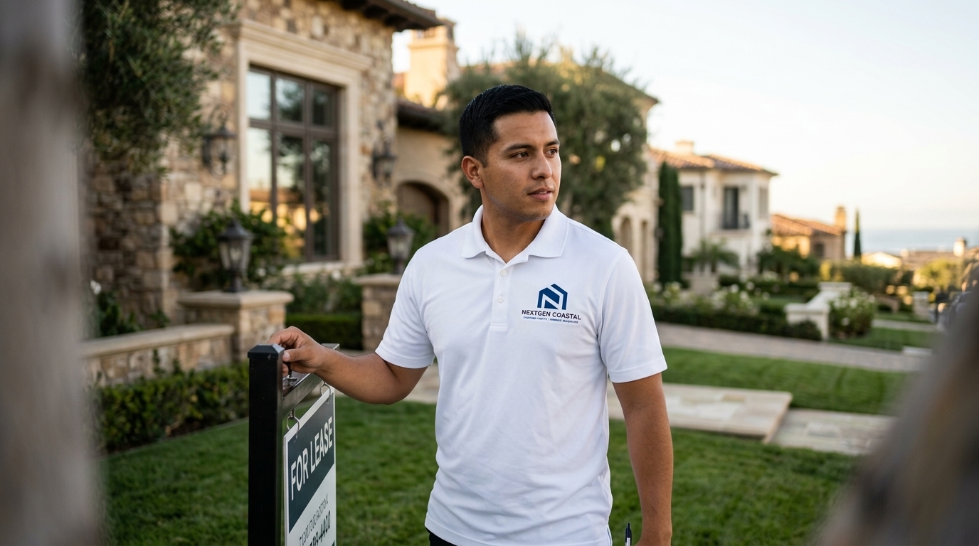 Pelican Crest neighborhood in Newport Coast, California, Custom estates inside the inner gate, typical leases $25K–$50K+/month, almost never publicly listed
