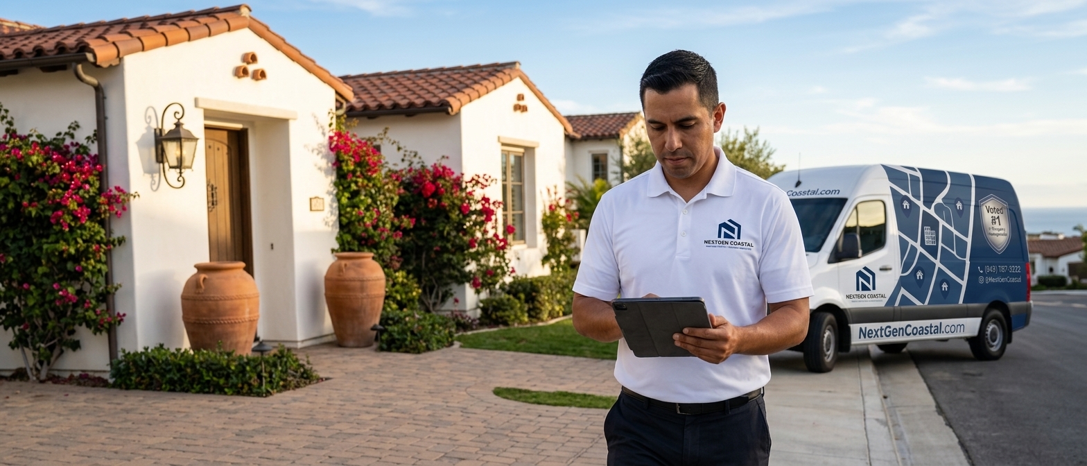 San Clemente property management by NextGen Coastal, rental property managers on the job