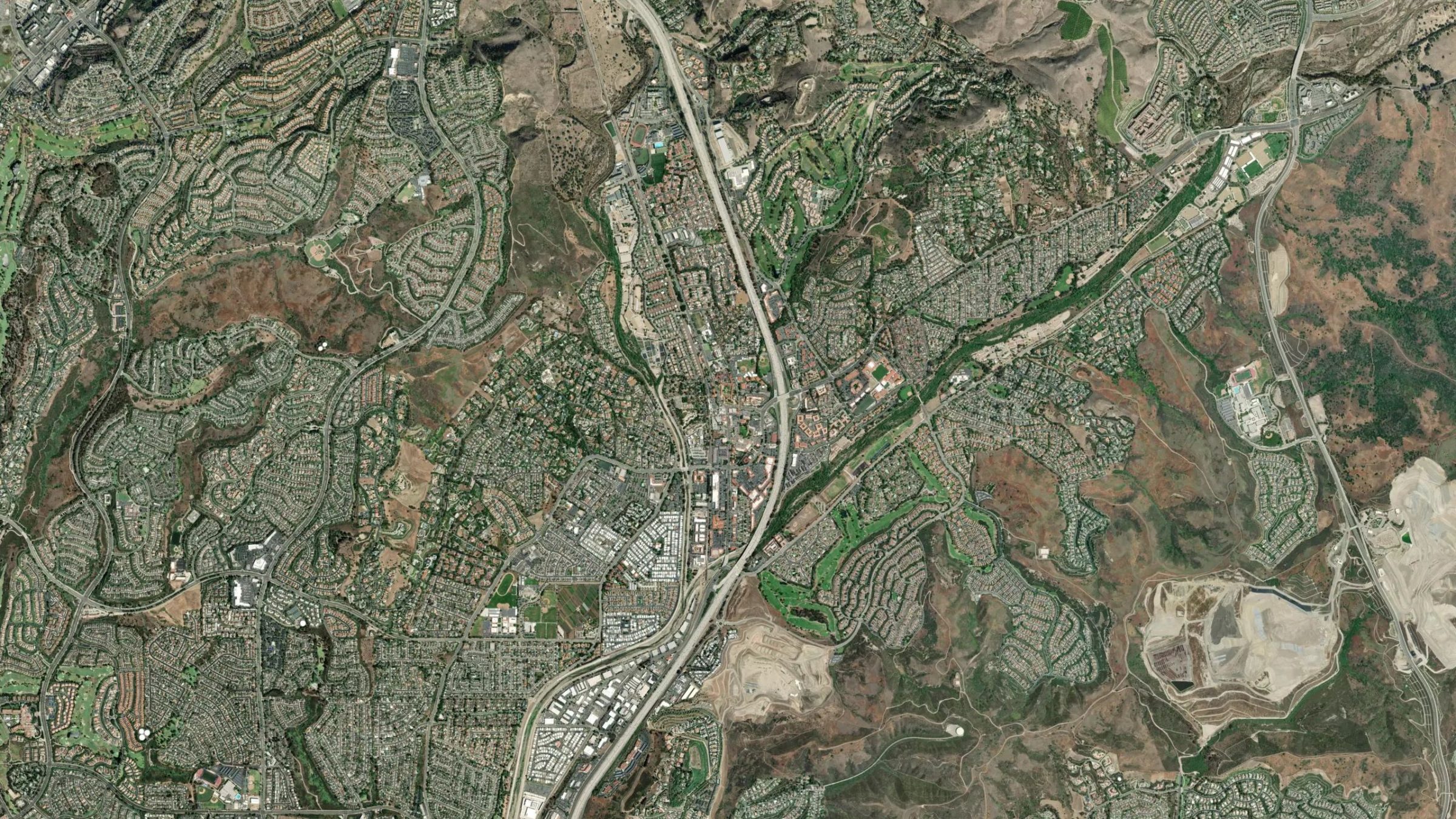 Aerial view of San Juan Capistrano, Orange County, coastal California property management by NextGen Coastal at fees from 3.9%