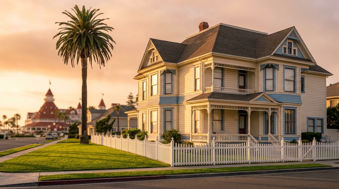 Lifestyle scene from the San Diego County coastal property market
