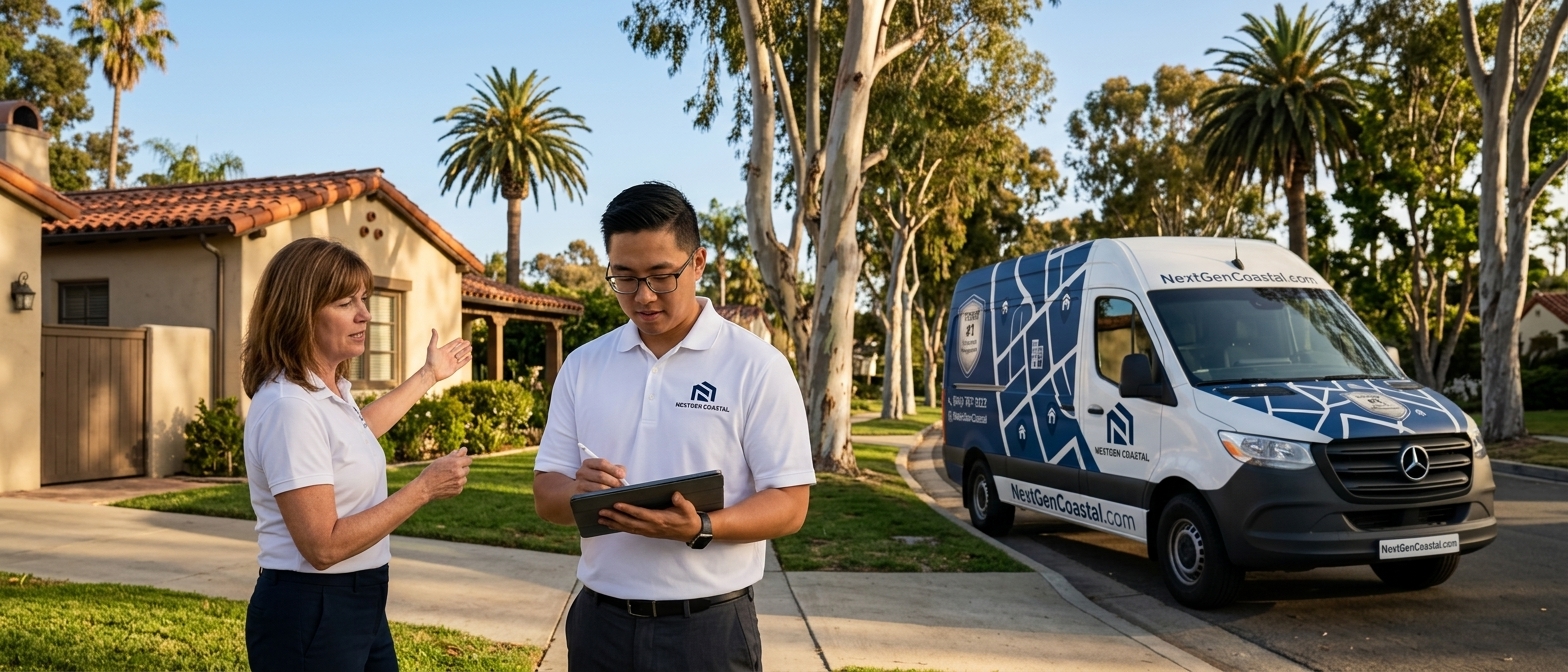 Goleta property management by NextGen Coastal, rental property managers on the job