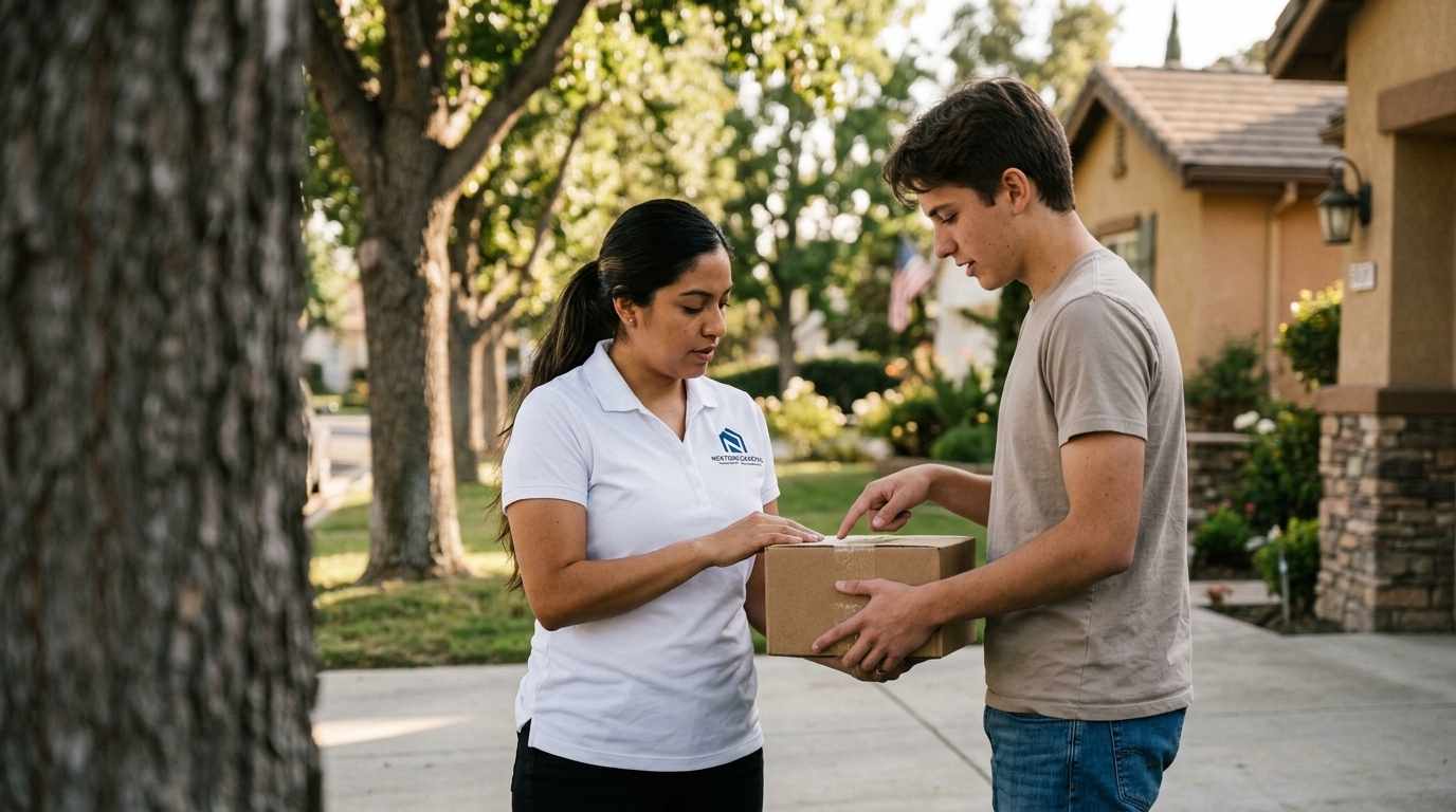 Mission Oaks neighborhood in Camarillo, California, Established neighborhood with mature trees