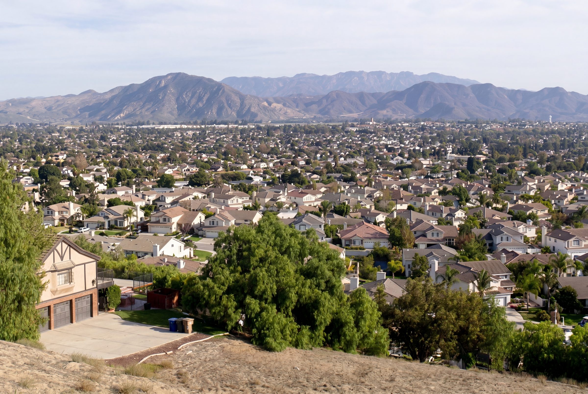 Aerial view of Camarillo, Ventura County, coastal California property management by NextGen Coastal at fees from 3.9%