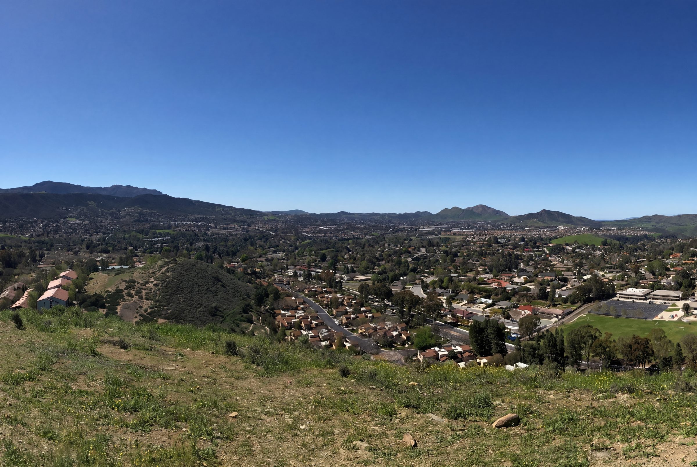 Aerial view of Thousand Oaks, Ventura County, coastal California property management by NextGen Coastal at fees from 3.9%
