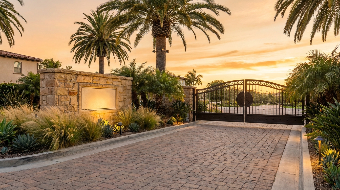 HOA gated entry