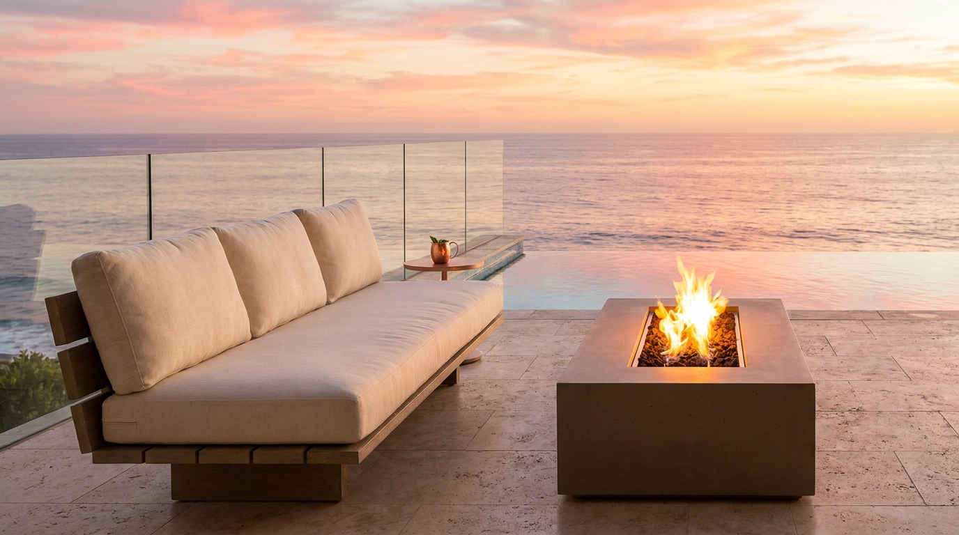 Wine cellars, theaters, terraces, managed with the same care, luxury rental management Orange County by NextGen Coastal