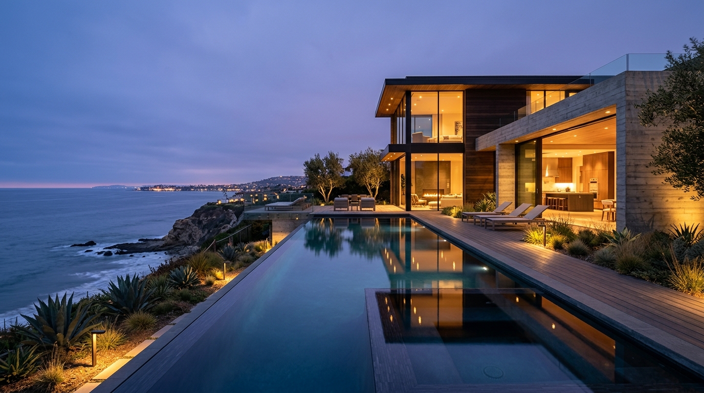 Luxury coastal estate Newport Coast