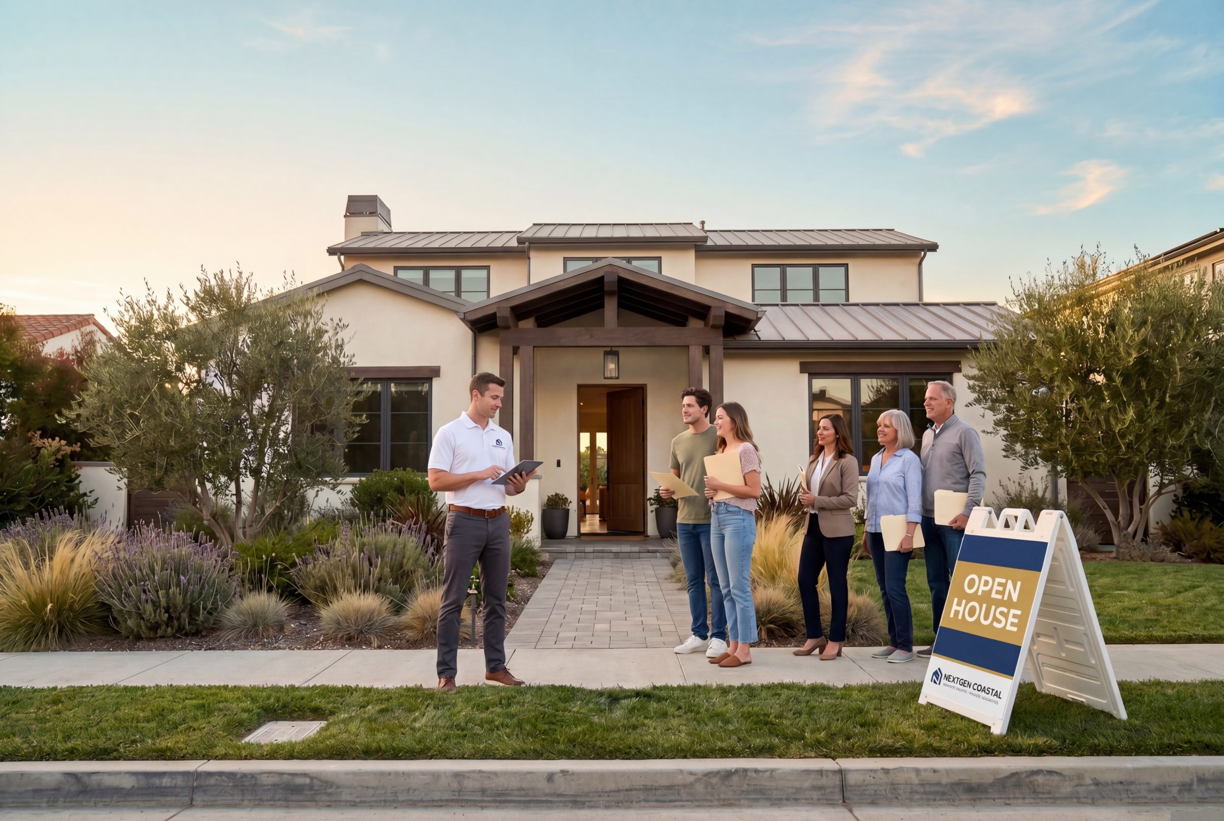 Single-family rental home managed by NextGen Coastal in coastal California, pro photography, 24-hour tenant screening, no leasing fee