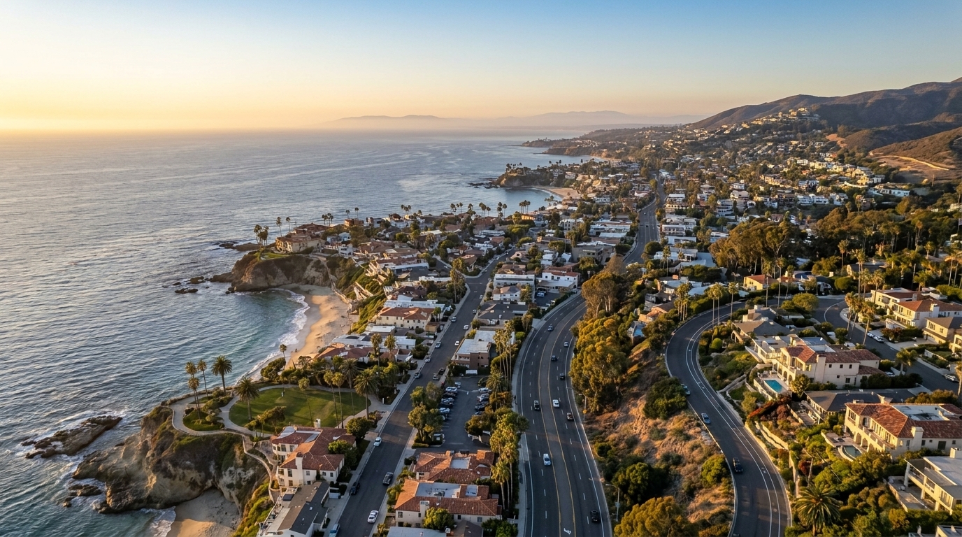 Laguna Beach cliffside vacation rentals above the Pacific Ocean