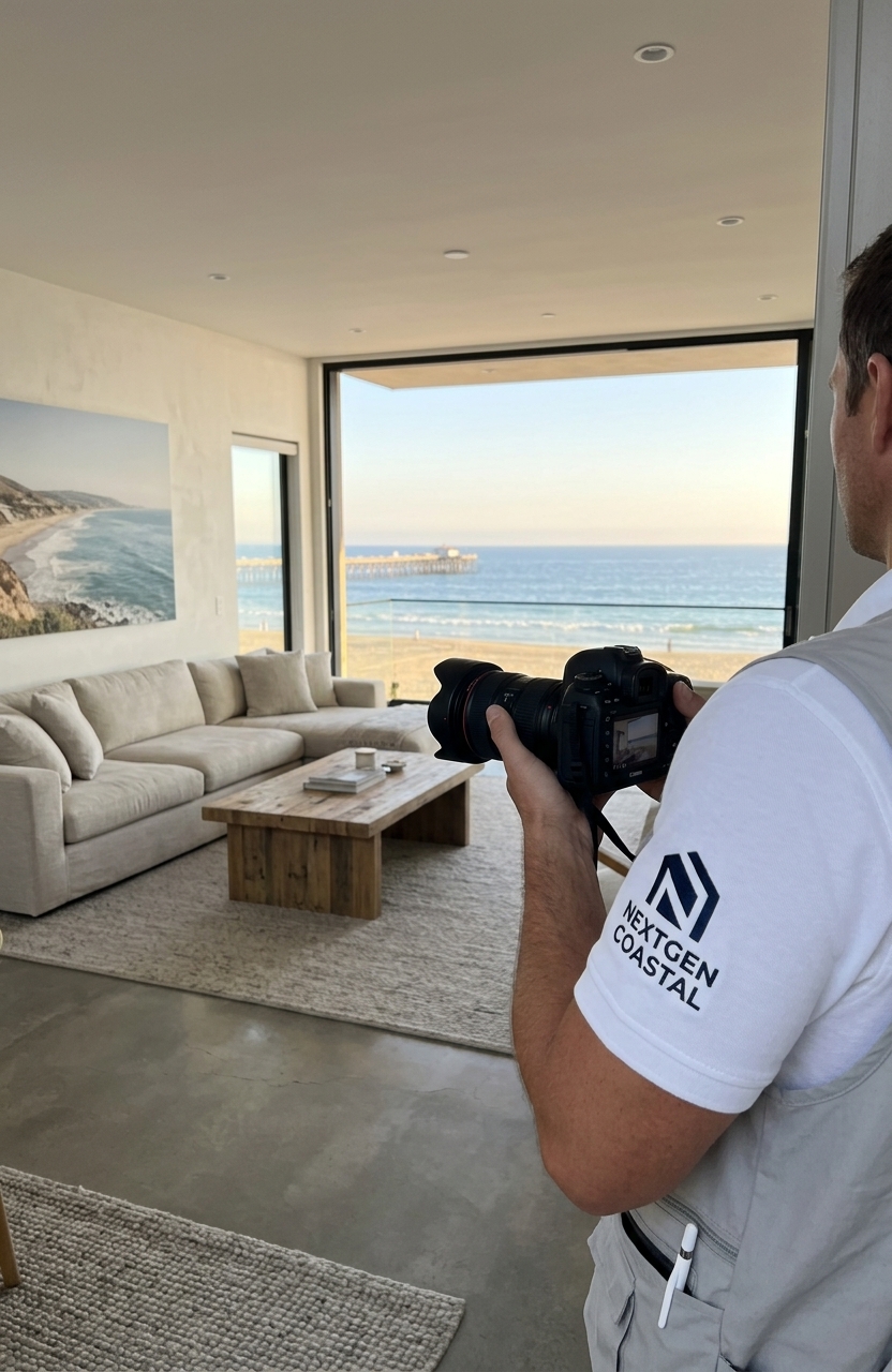 Hospitality-grade linens, restocked consumables, and a 4-hour, vacation rental management California by NextGen Coastal